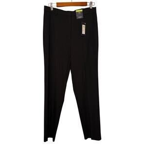 NWT M&S Black Straight Leg Trousers Size: 12